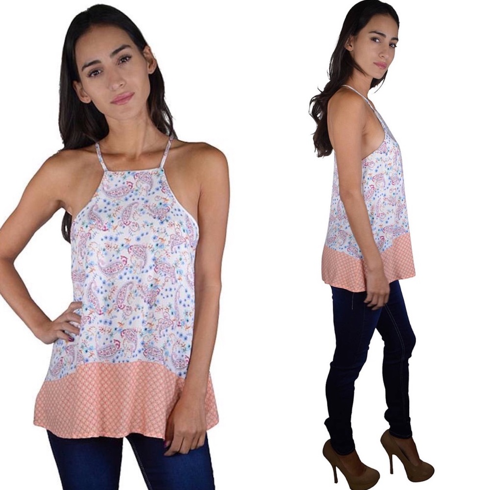 Paisley Halter Top